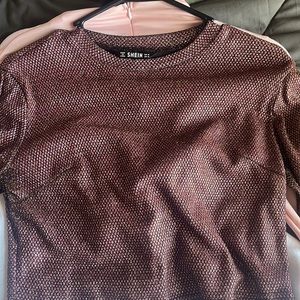 Sparkly crop top!